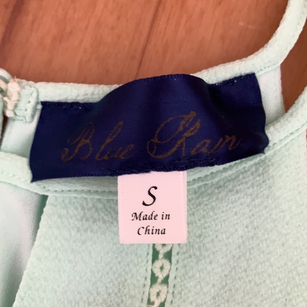 NWOT | Blue Rain | Mint Green Dress - Picture 4 of 7